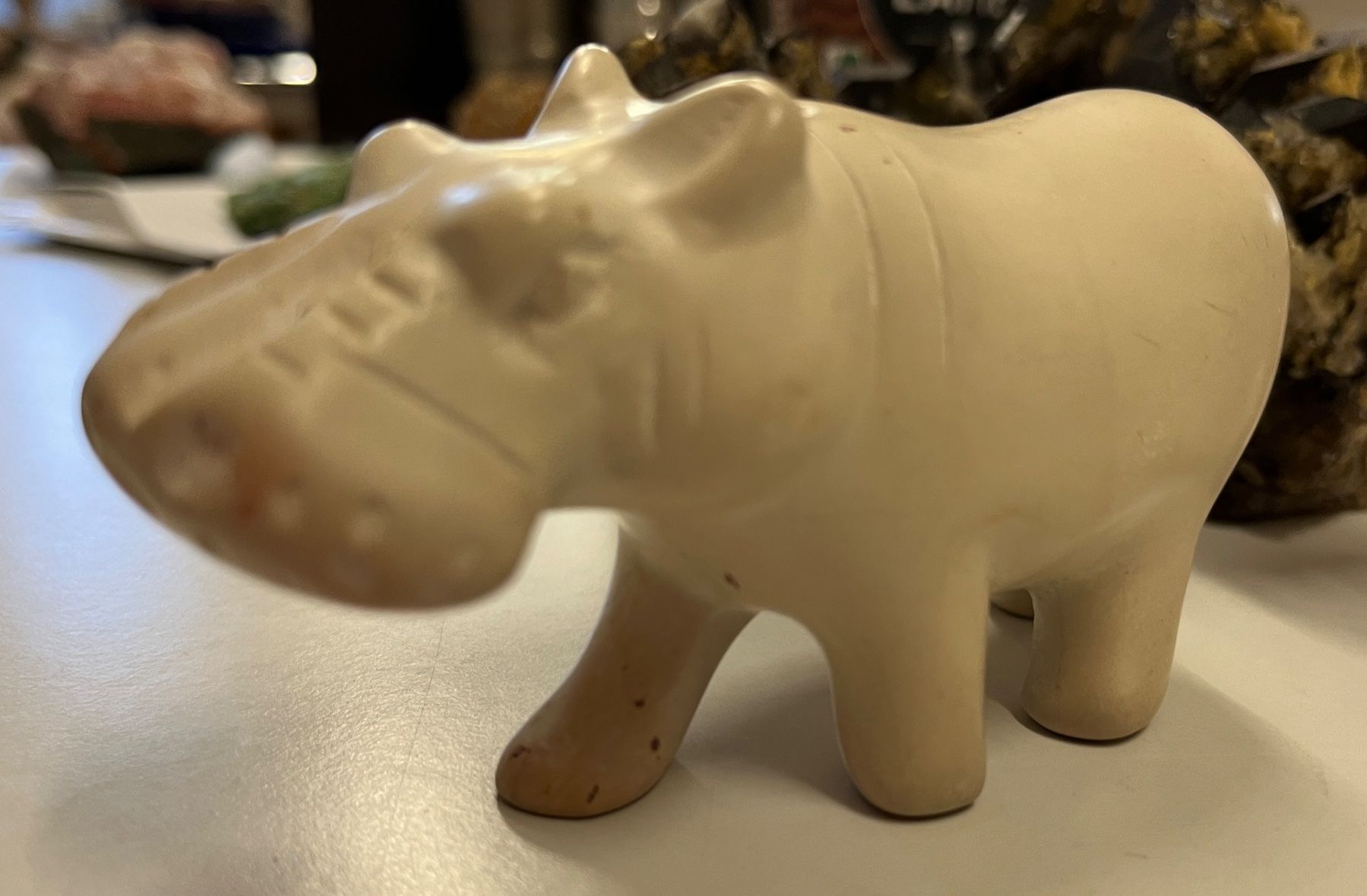 Statuette: 2 Tierfiguren Elefant Nilpferd – Usato da Stetten AG venduto da Brissago25 3