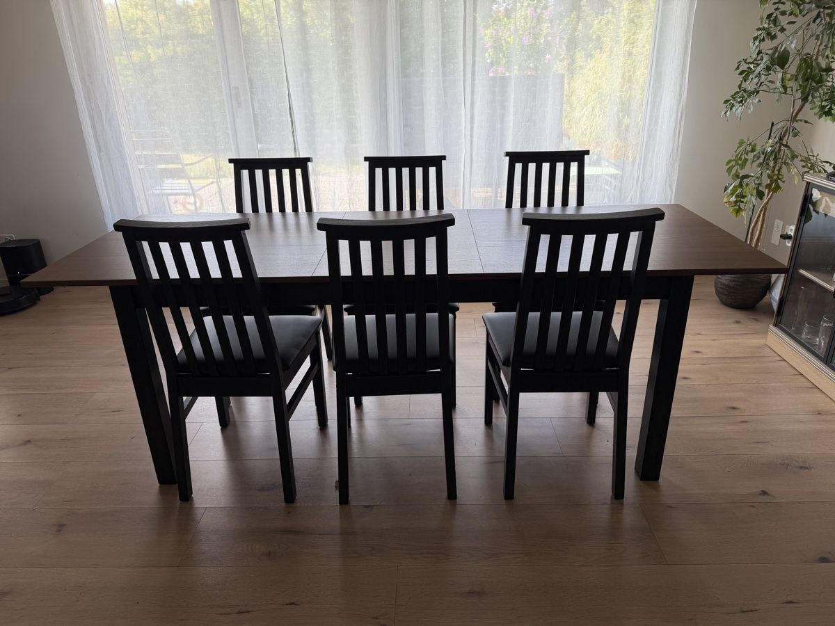 Ikea Set de table et chaises: Alhult Esstisch mit 6 Stühlen – Neuf (Voir description) à Berikon par b_engeli