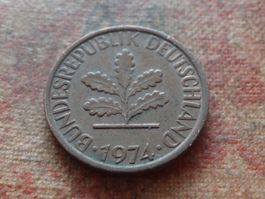DEUTSCHLAND 1 Pfennig 1974