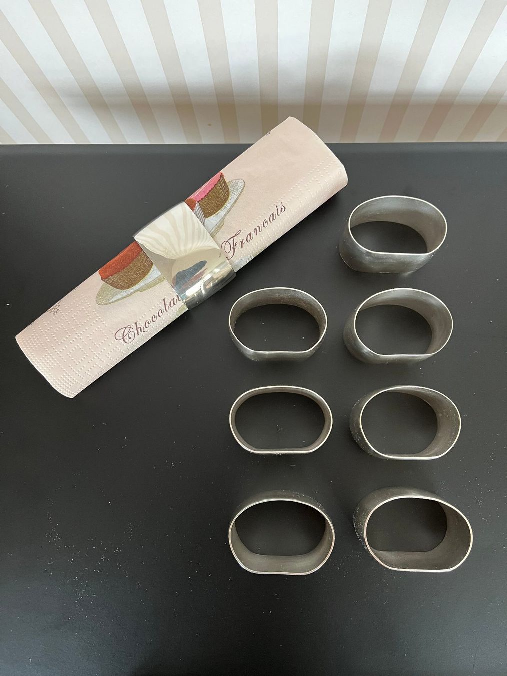 Altro in Decorazioni & Accessori: Lino Sabattini Serviettenringe - Silberpatt über Messing – Usato da Basel venduto da Lancer4 2