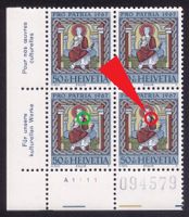 1967_B137.2.01__Pro Patria__Abart "DUNKLE ACHSELPATTE" ! **