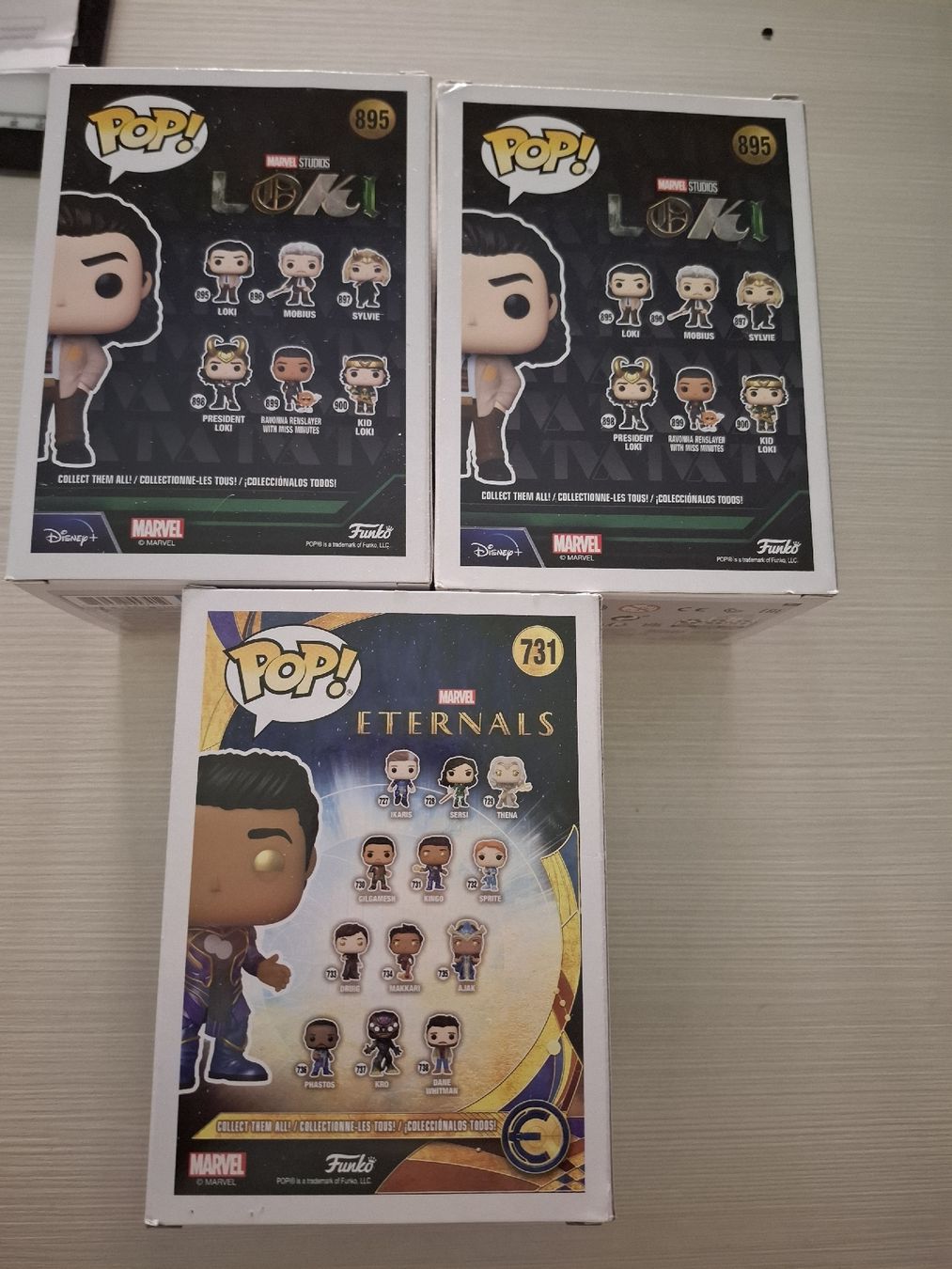 Funko Figuren: Funko Pop! Marvel Loki 895 & Kingo 731 – Gebraucht aus Monte Carasso von Buttefly 1