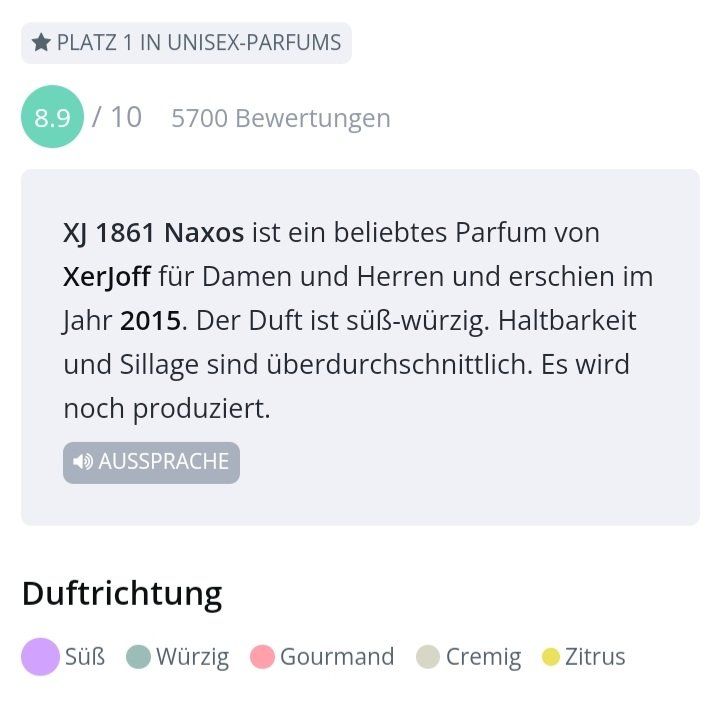Xerjoff Profumi & Eau de Toilette: 2 ml XERJOFF NAXOS ABFÜLLUNG – Nuovo (secondo la descrizione) da St. Gallen venduto da CaliSunshine 3