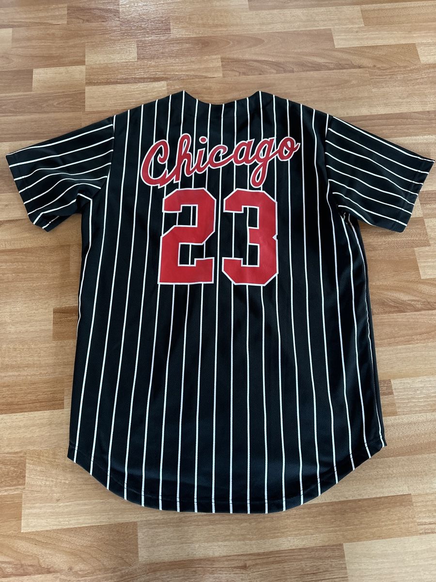 Canottiere & Pantaloni: Chicago Baseball Trikot schwarz einf. Brustweite 58cm – Usato da Heiden venduto da fam_797q 1