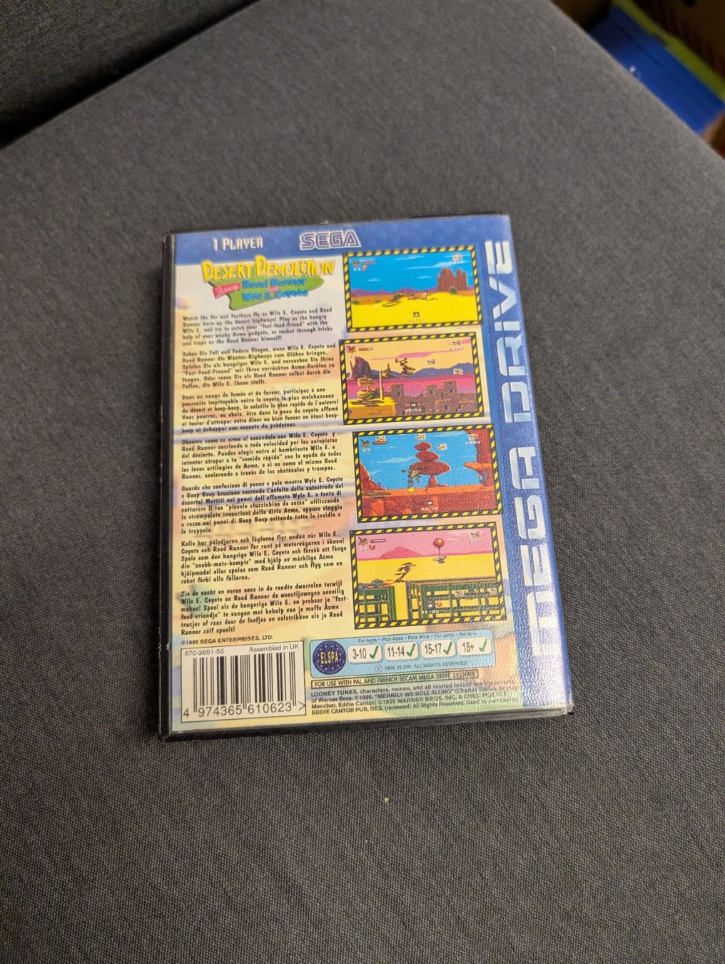 Jeux: Desert demolition Sega Mega Drive – D'occasion à Giubiasco par Ticinerd 1