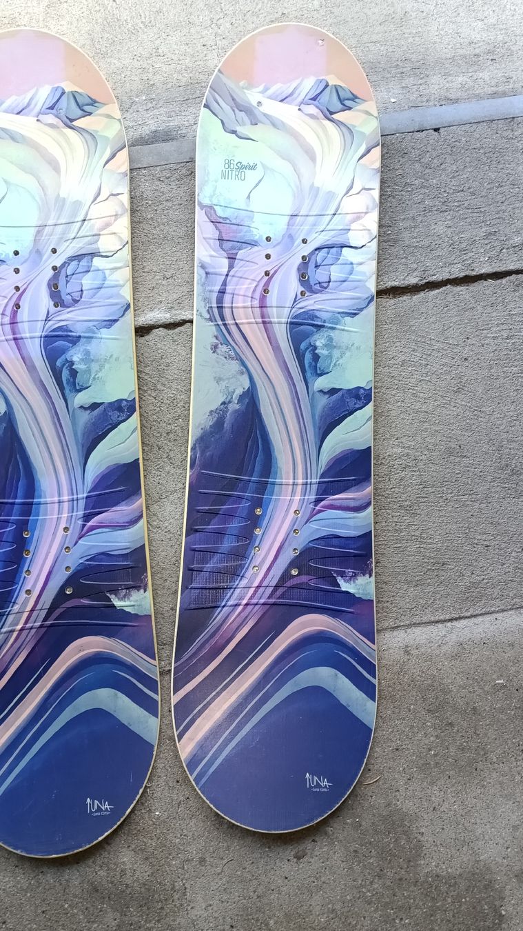 Snowboard Nitro Boards: 5x Nitro Ripper 86, 2x Bindungen  – Gebraucht aus Malleray von Maths1 2