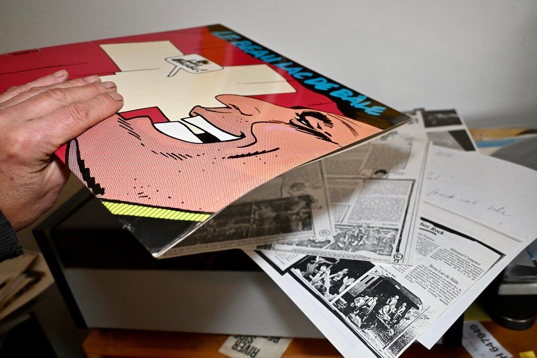 Dischi in vinile: SWISS rock LP 1984 Le Beau Lac De Bâle mit PROMO SHEETS – Usato da Pfaffhausen venduto da mono_rec 7