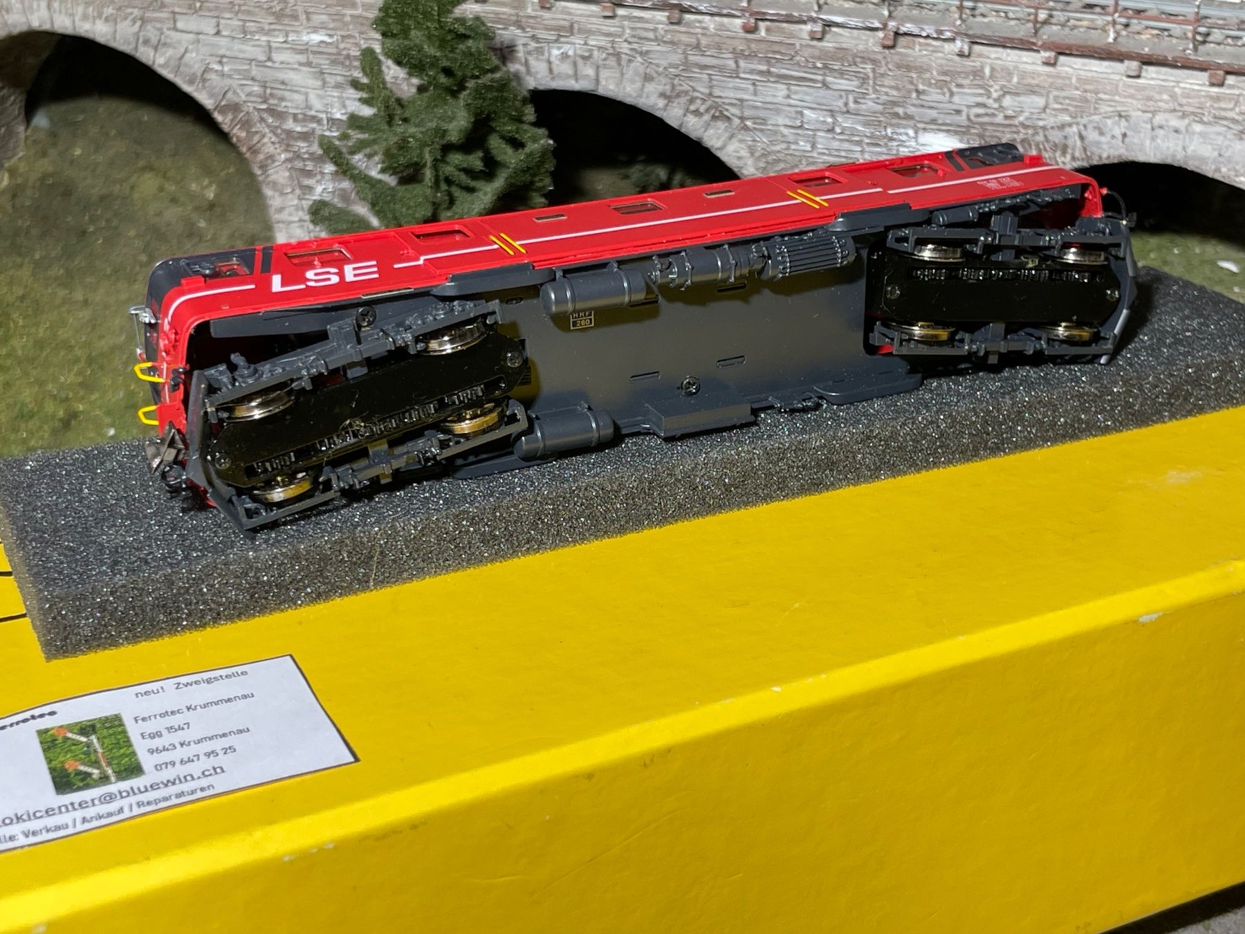 HRF Modellini di ferrovie: HRF Triebwagen der LSE 121 oder 122 – Usato da Krummenau venduto da ferrotech 8