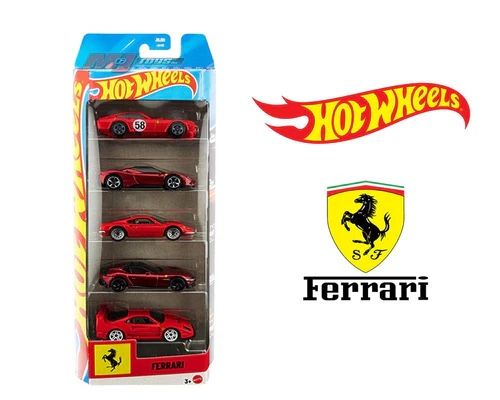 Hot Wheels Voitures modèles: Hot Wheels Ferrari 5er-Pack OVP – Neuf avec emballage d'origine à Lupsingen par quirli.k