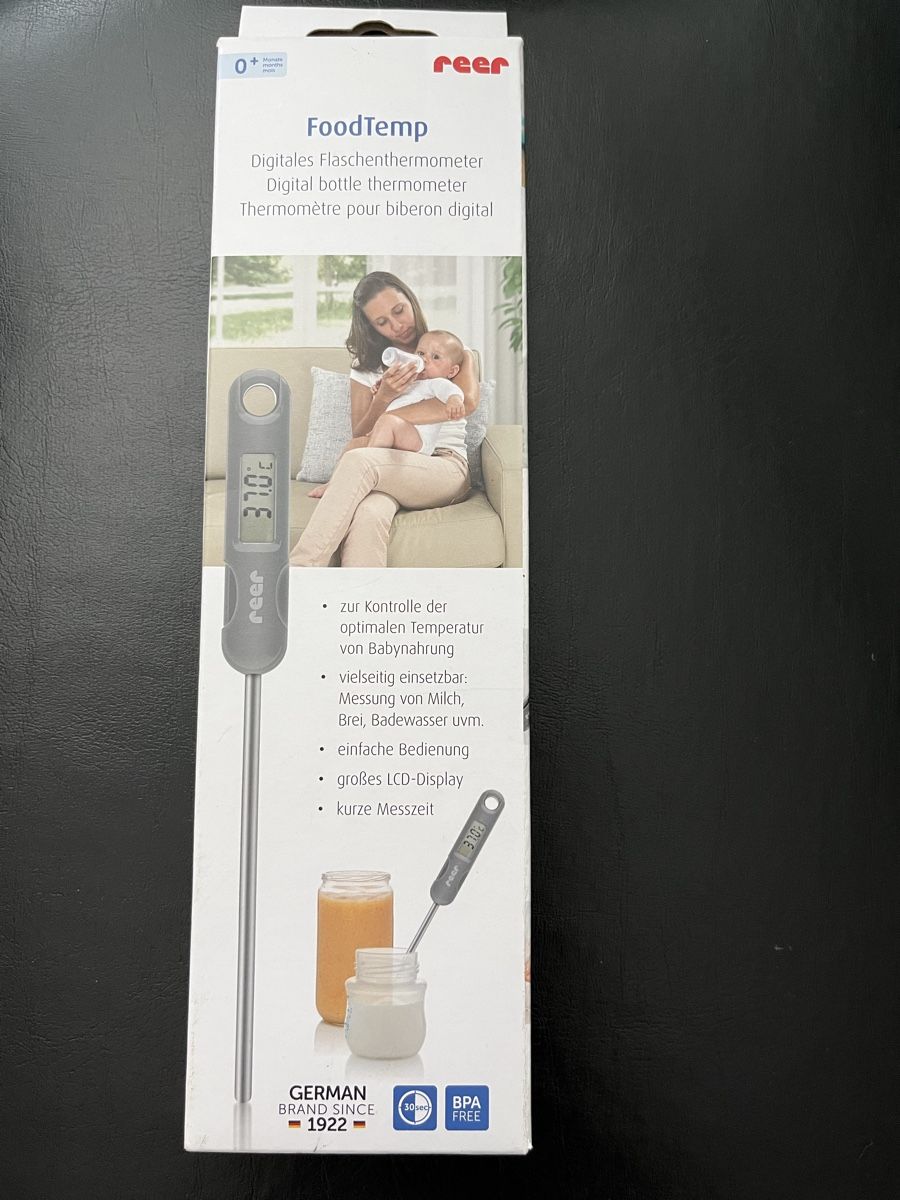 Reer Altro per la casa: ***REER*** NEU: FoodTemp Flaschenthermometer – Nuovo e nell'imballaggio originale da Volketswil venduto da Kephren