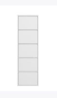 Schuhschrank weiss 5 Klappen 169x51x15cm neu