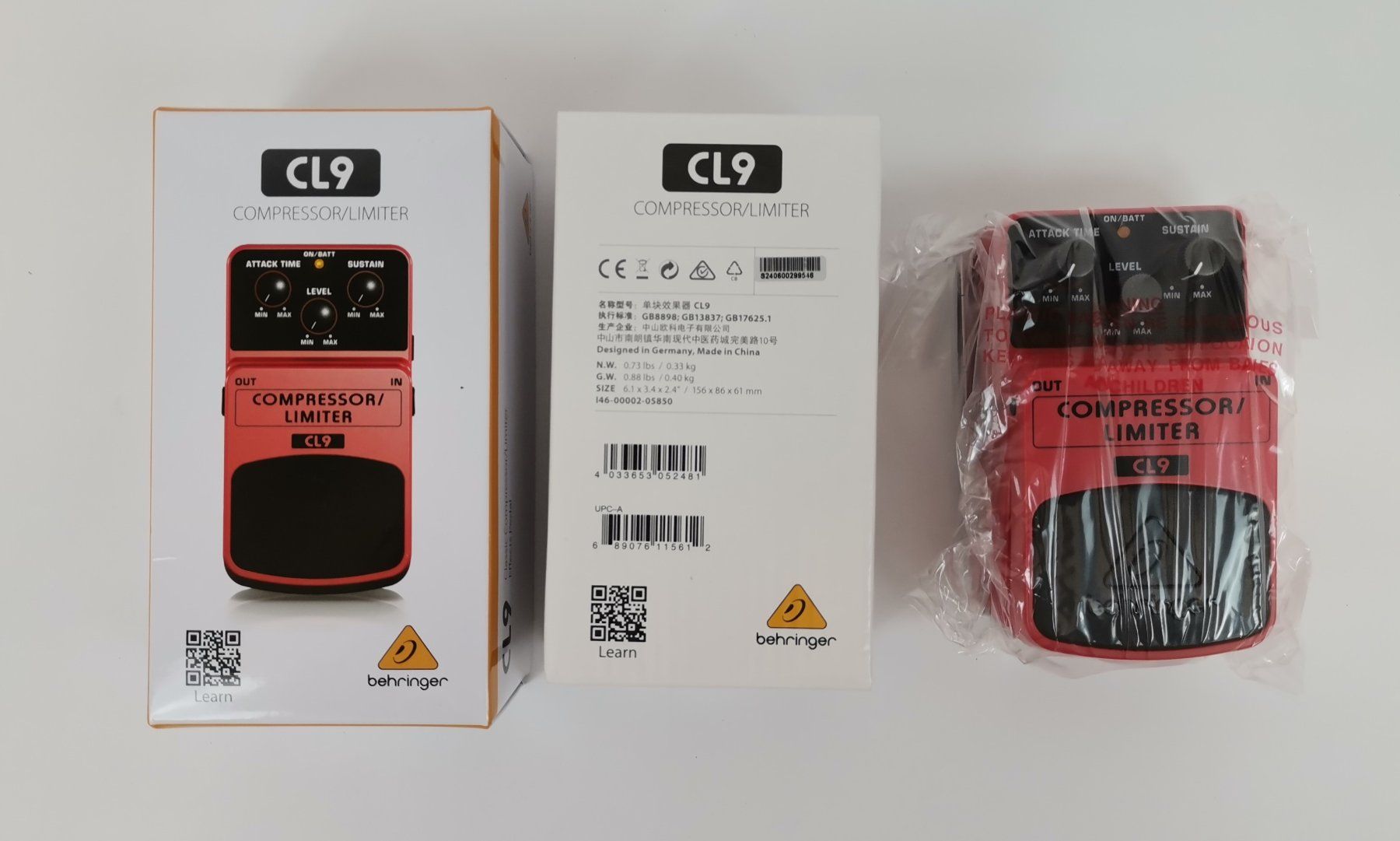 Equalizzatori: BEHRINGER Gitarren-Effektpedal CL9 – Nuovo e nell'imballaggio originale da Schaffhausen venduto da Restwert_SH