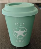 To Go Becher mint Zero Waste Keramik Silikon Ibiza ca 12 cm 