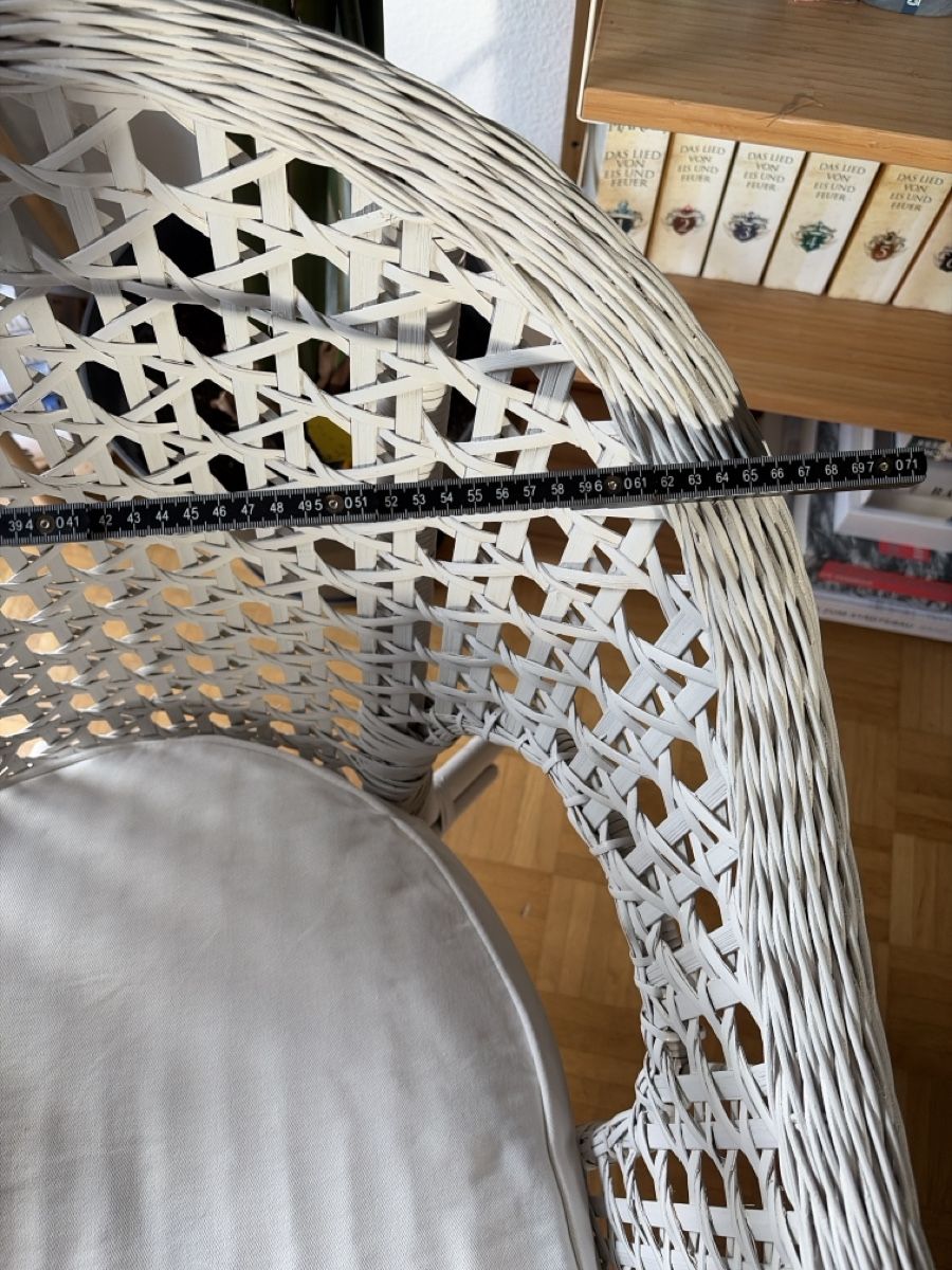 Ikea Fauteuils: Korbsessel weiss, Ikea – D'occasion à Winterthur par emm_557p 3