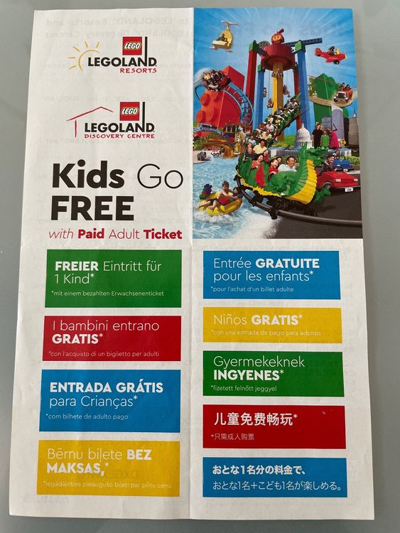 Legoland Kids Go FREE Kaufen auf Ricardo