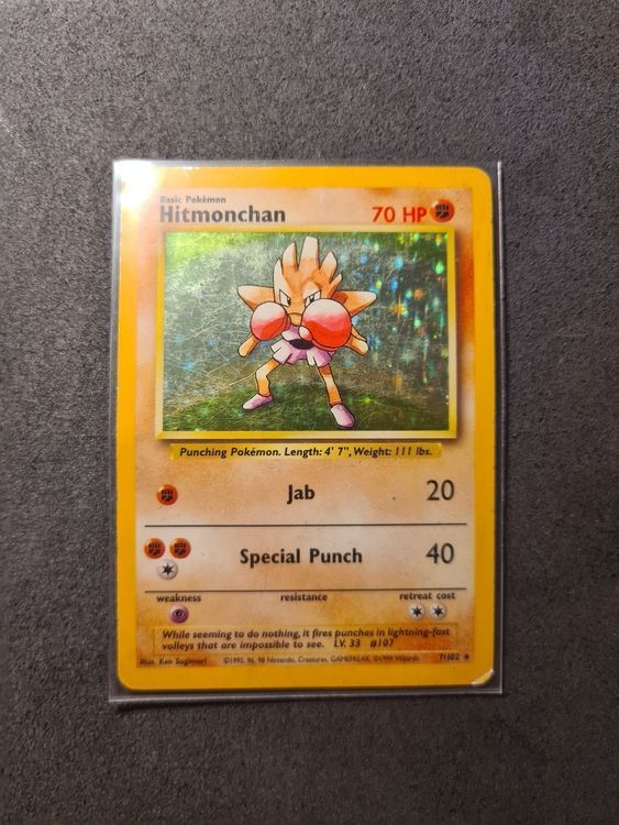 Hitmonchan Base Set 7/102 | Kaufen Auf Ricardo