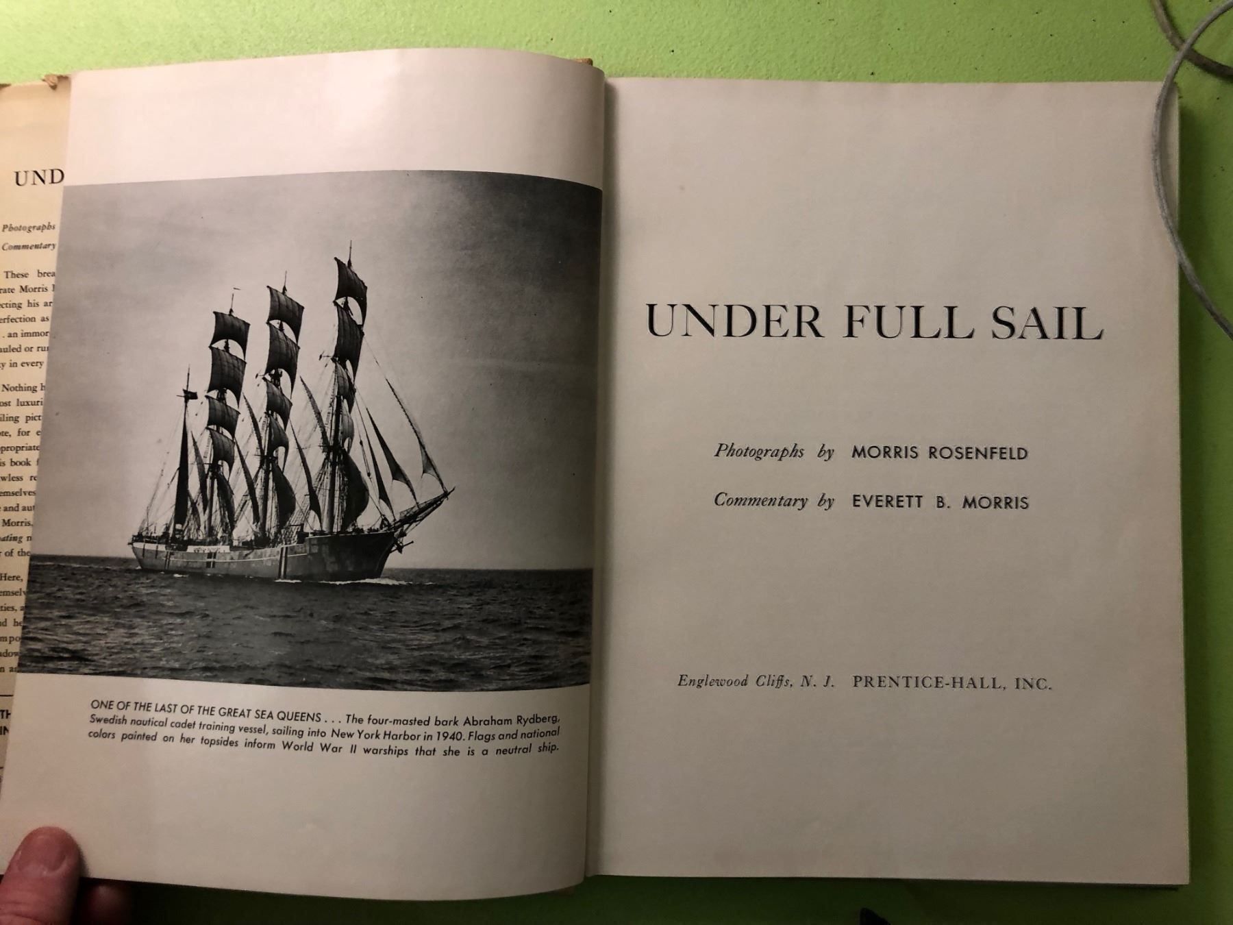 Bücher: Morris Rosenfeld: Under full sail – Gebraucht aus Zürich von allp 3