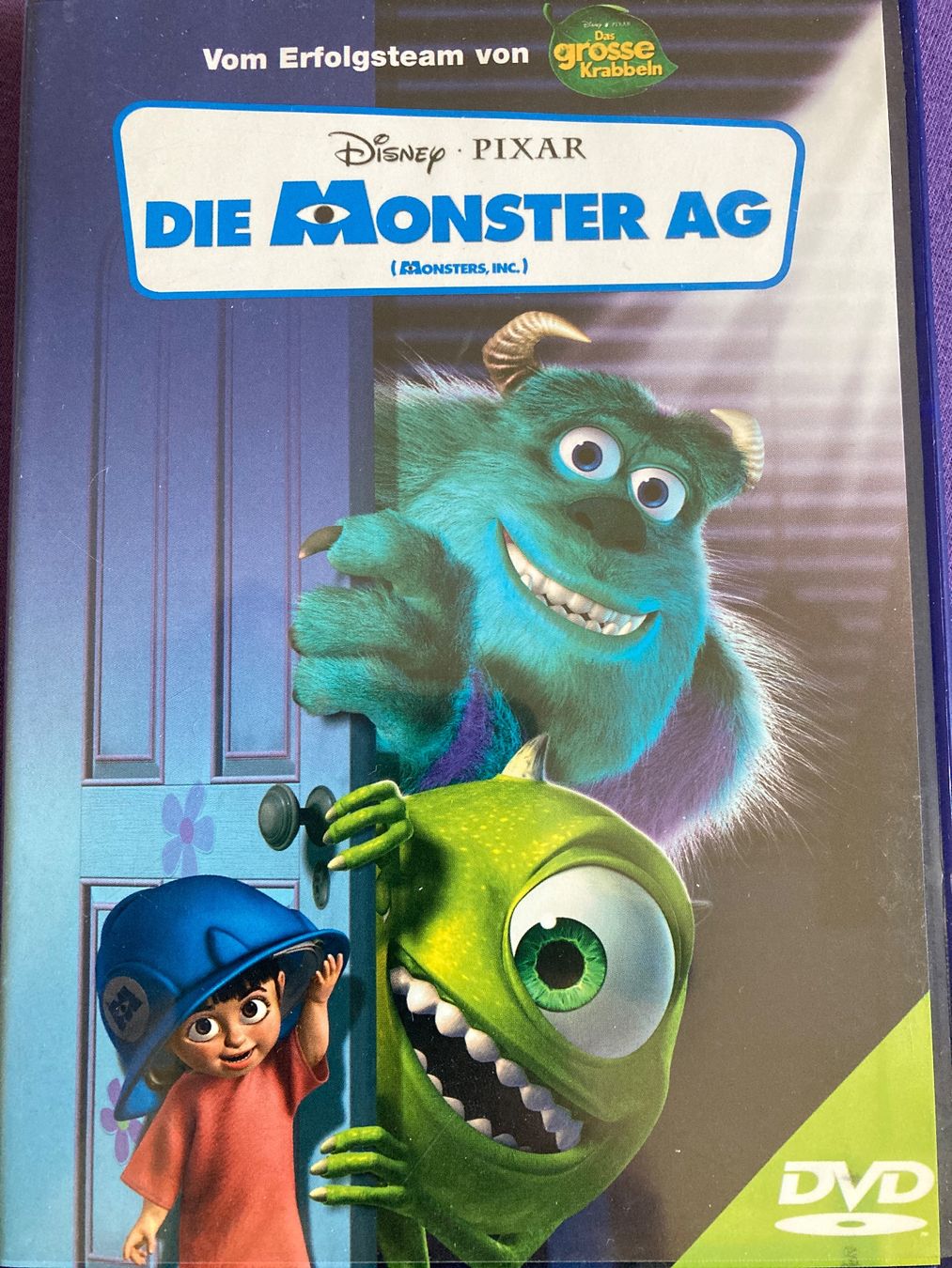 Tutti i DVDs: Die Monster AG Disney Pixar – Usato da Zürich venduto da Frangipan23