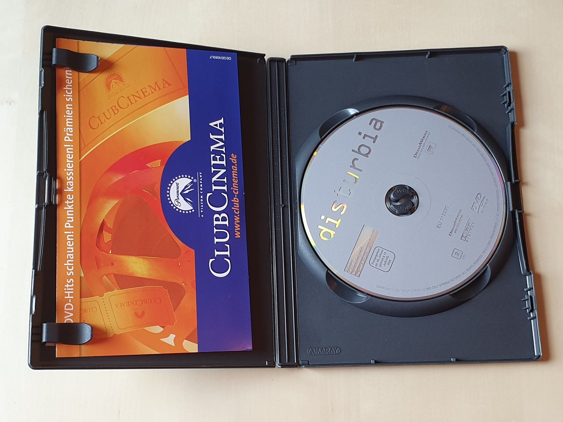 Tutti i DVDs: Disturbia – Usato da Stansstad venduto da collectorsshop 2