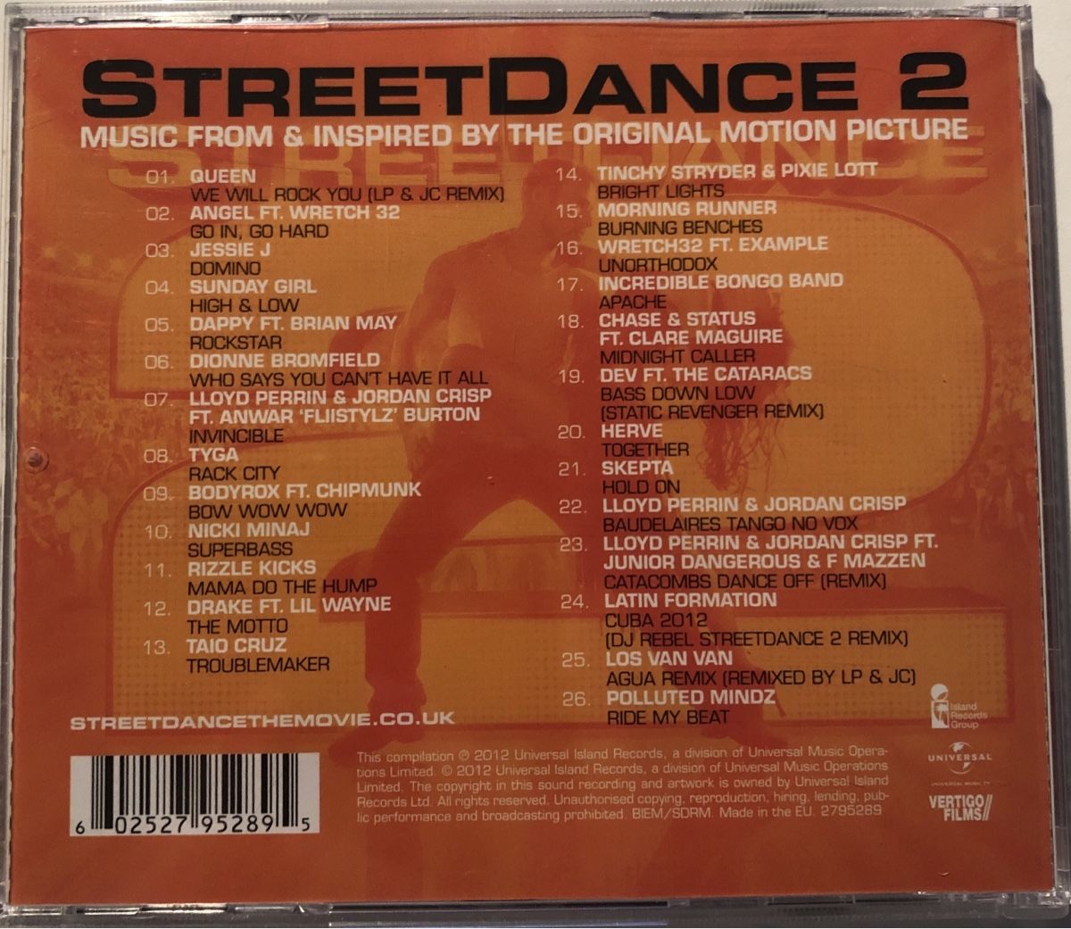 CD: Streetdance 2 Soundtrack CD - Musik – Usato da Hinwil venduto da anj_w882 1