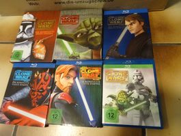 Star Wars The Clone Wars Blu-ray / DVD Staffel 1-6