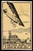 Görlitz, Flugtage 9. und 10. August 192