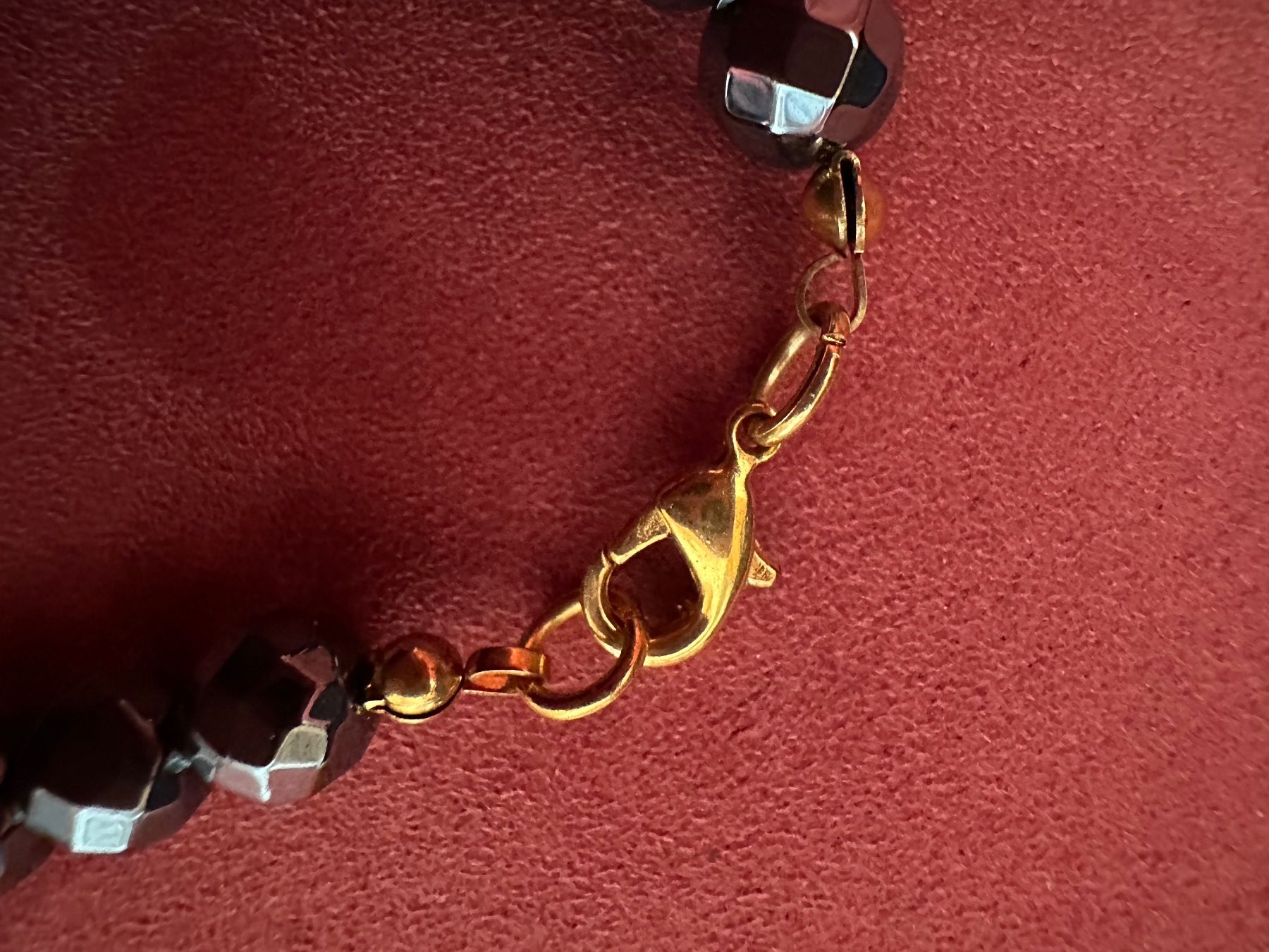 Catenine: Schöne Hämatit Kette 45 cm – Usato da Herbriggen venduto da Sehrazade 4