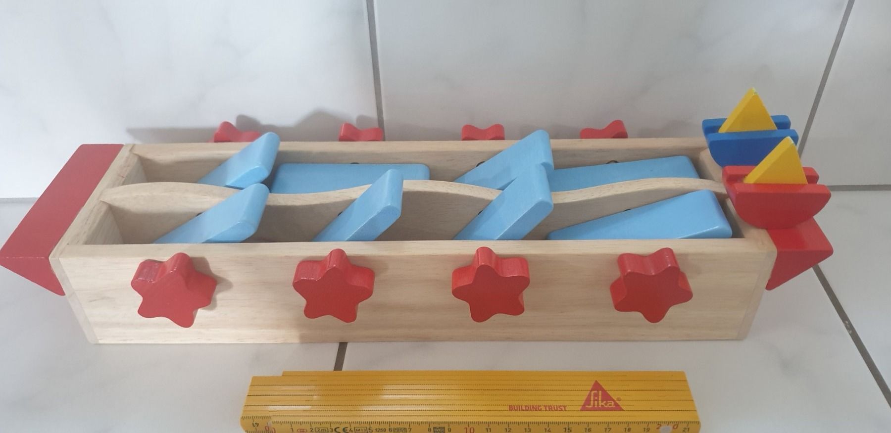 Giochi: Bootrennen aus Holz - Geschicklichkeitsspiel – Usato da Meggen venduto da G7957c24 2