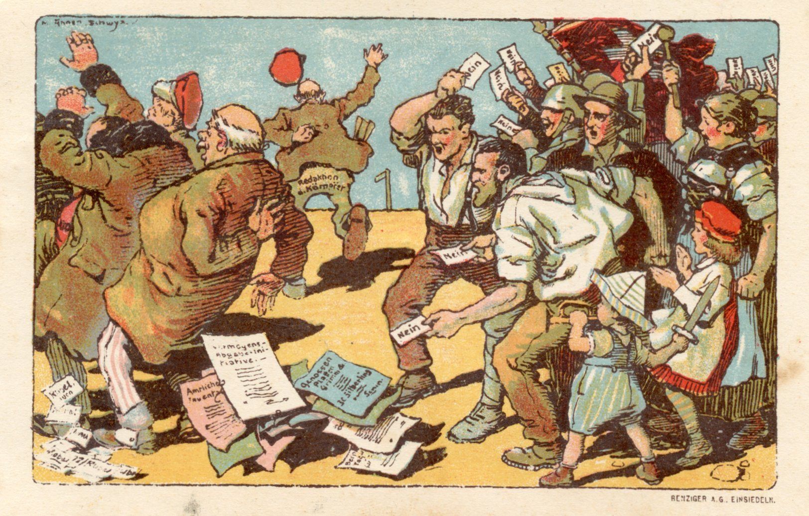 Cartoline postali: Abstimmungskampf 1922 – Usato da Ruggell venduto da spalkur42