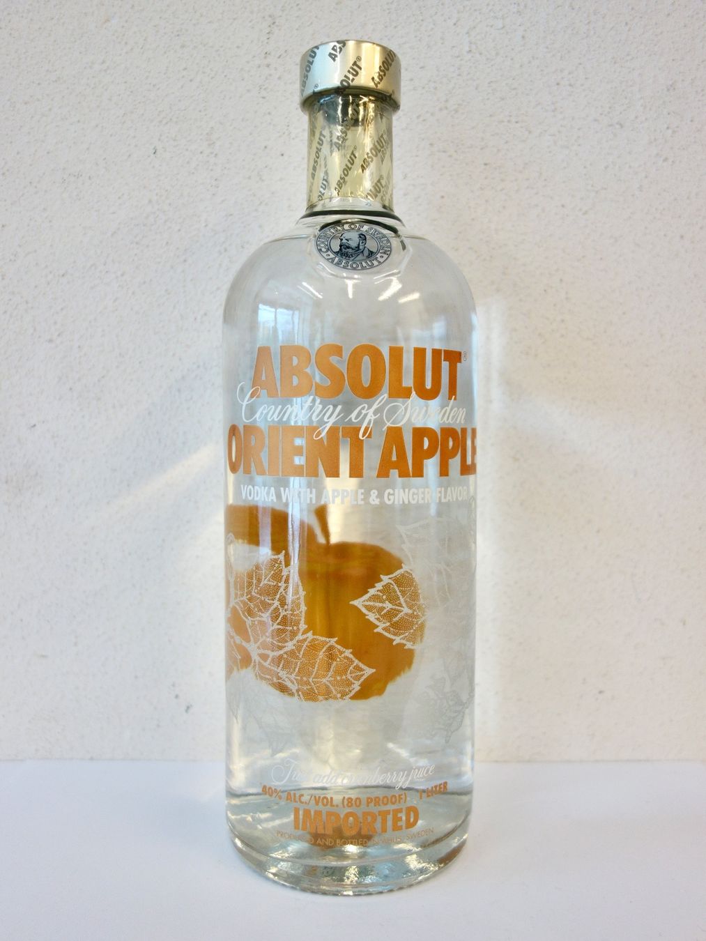 Absolut Vodka Bevande alcoliche: 1 x ABSOLUT VODKA ABSOLUT ORIENTAL APPLE 100cl – Nuovo e nell'imballaggio originale da Kerzers venduto da zimmergruen 1