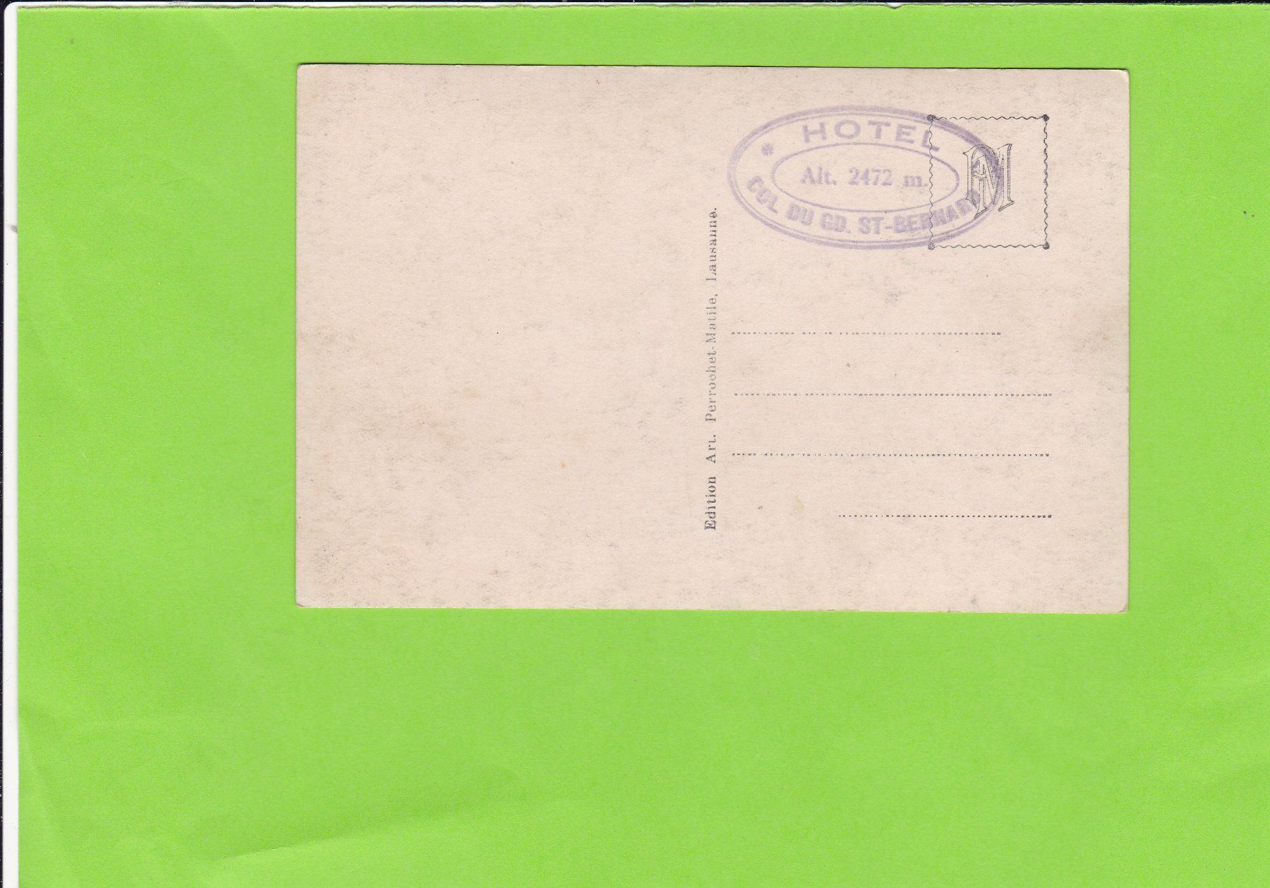 Cartes postales: St. Bernard – D'occasion à St. Peterzell par neckertal 1