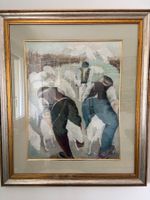 Alfonso Silba, Sardinen Ölgemalde,  1978