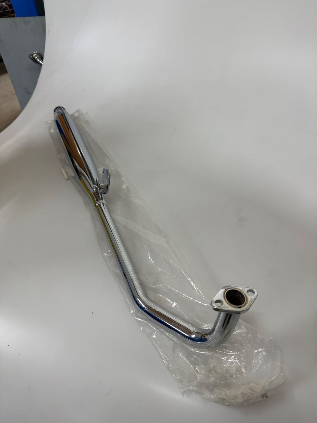 Tomos Sistemi di scarico: Tomos Auspuff neu Chrom – Nuovo e nell'imballaggio originale da Hallau venduto da mofaplus 3