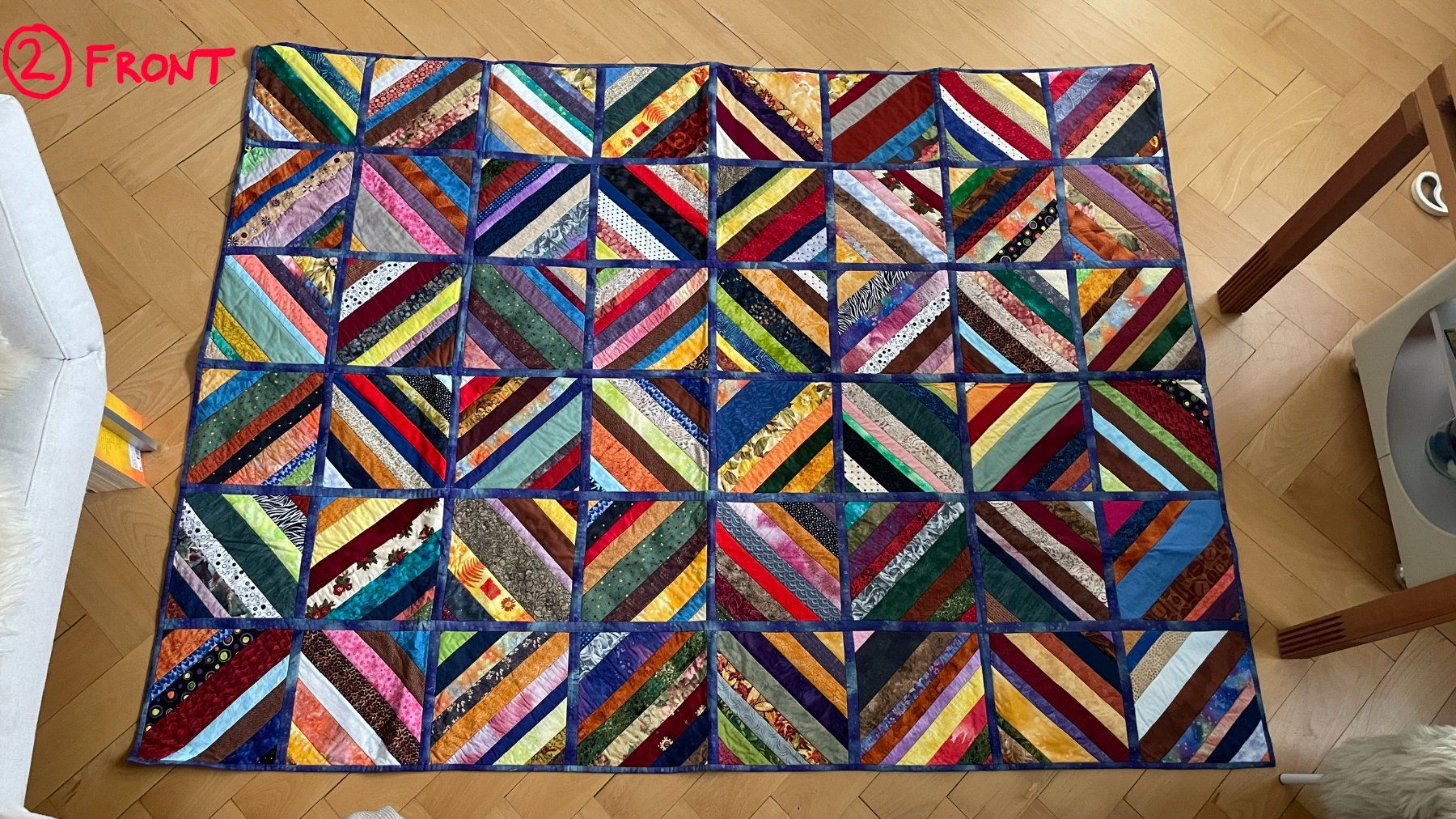 Coperte: Patchwork Decke aus Baumwolle (zwei Stück) – Usato da Bern venduto da .DolceVita. 3