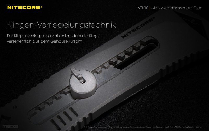 Zubehör: NiteCore Titan Mehrzweck-Messer NTK10 – Neu und originalverpackt aus Grüningen von Prolumin 4