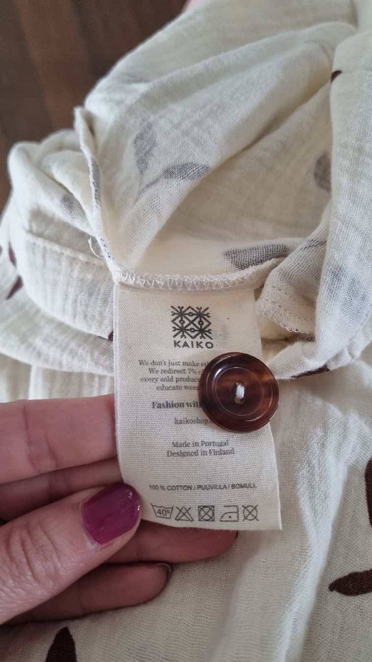 Röcke: KAIKO Button Skirt Wind mit Blattmuster Grösse S Neu – Neu und originalverpackt aus Belp von sfanny88 4
