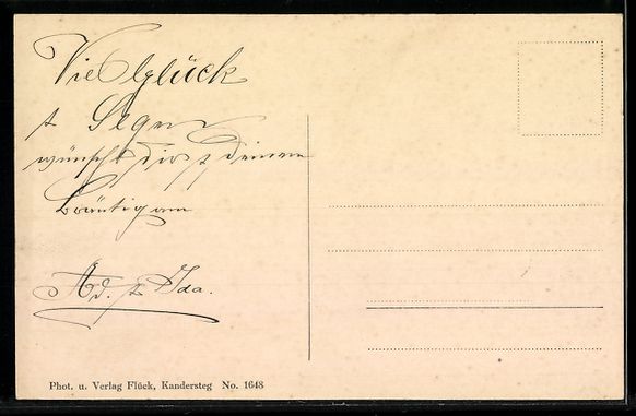 Cartoline postali: AK Kandersteg, Gegen die Gemmi – Usato da Berlin venduto da bartko-reher 1