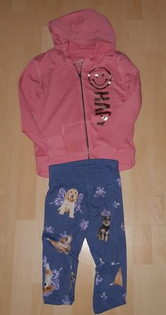 Mädchen Jacke+Leggings, Gr. 6-7Jährige, Marke: JUSTICE