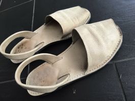 Menorca Sandalen beige-perlmuttfarben, Gr. 37