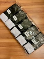 10er Pack JAKO Tube Fussball Stutzen, schwarz/weiss, Gr.L