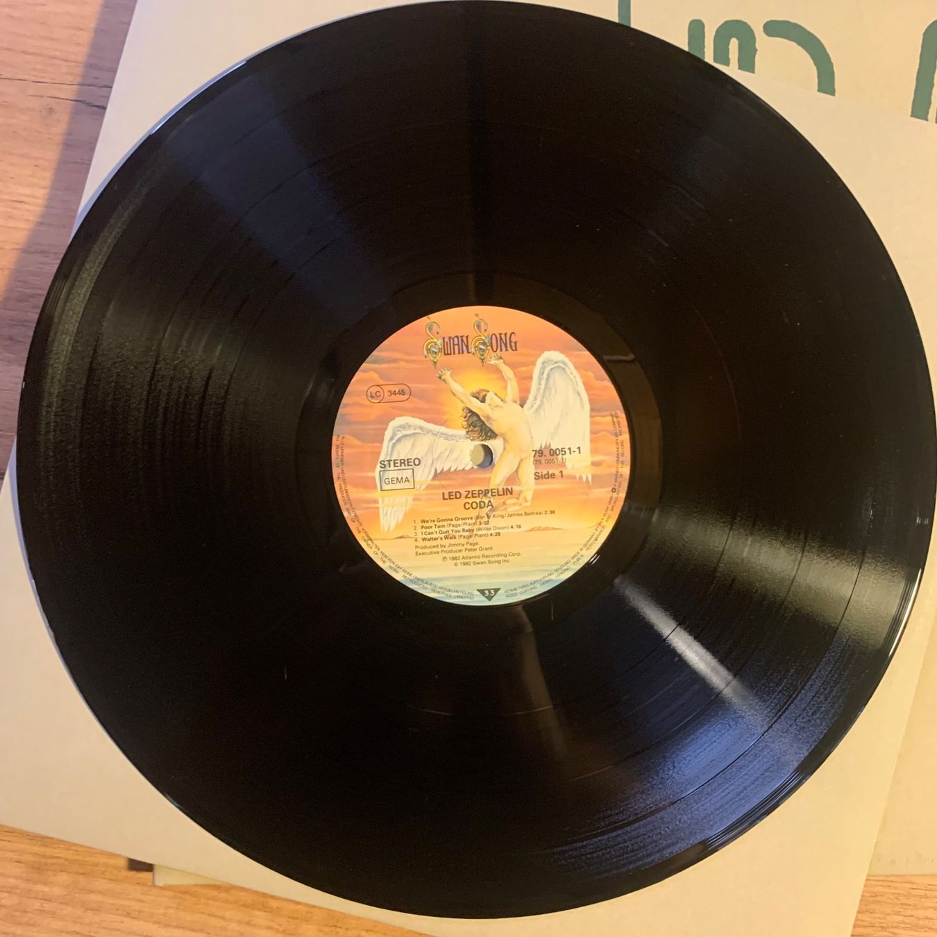 Dischi in vinile: LED ZEPPELIN - CODA...OG GER 1982...VG++/VG++ – Usato da Gals venduto da Diskopat 4