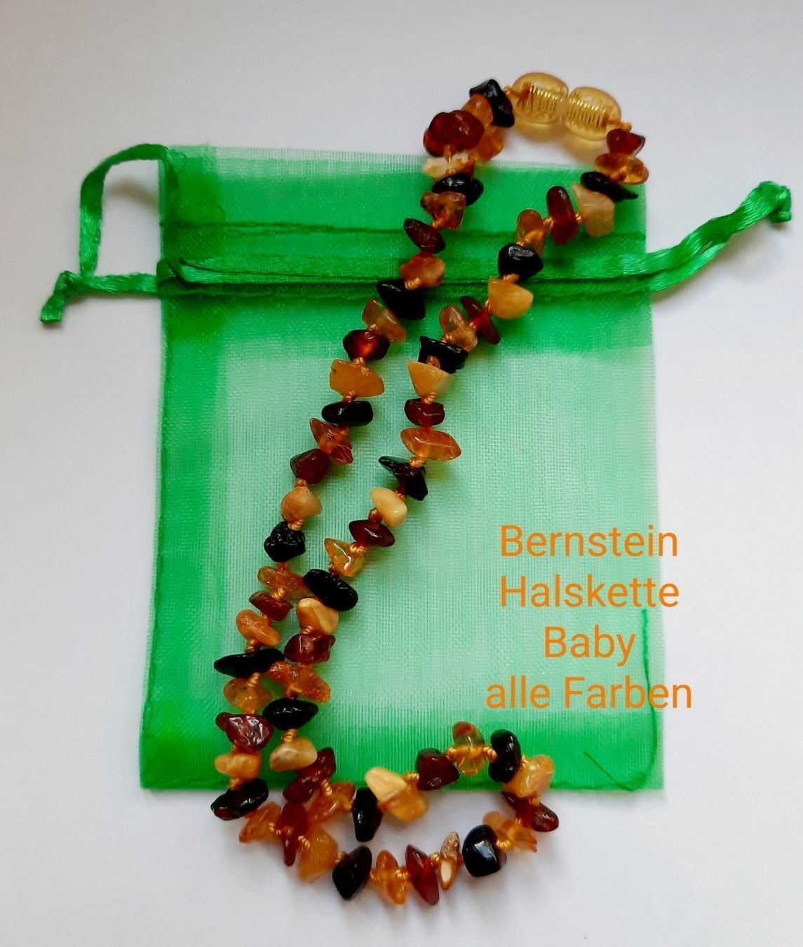 Ketten: Bernstein Halskette Baby vielfarbig – Neu (gemäss Beschreibung) aus Uster von sista-esta