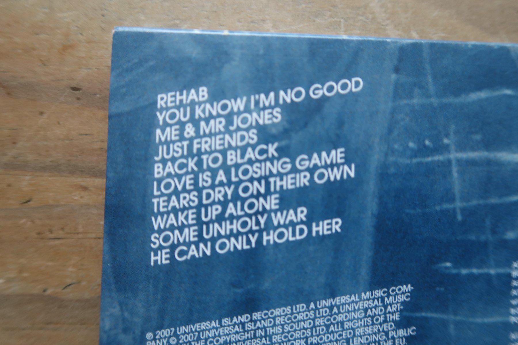 CDs: AMY WINEHOUSE - BACK TO BLACK + FRANK - 2x CD – Gebraucht aus Basel von Patiscat 2