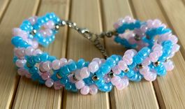 Schönes Perlen Armband - Neu & Handgemacht