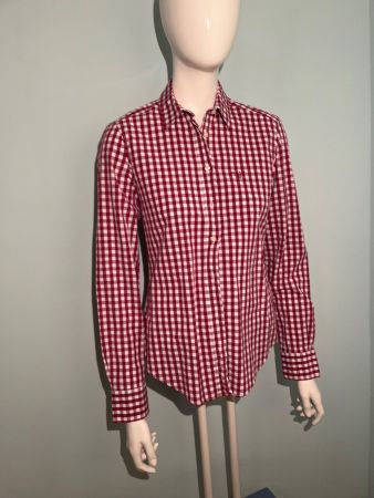Gant Bluse kariert violett-weiss Grösse 36 gebraucht