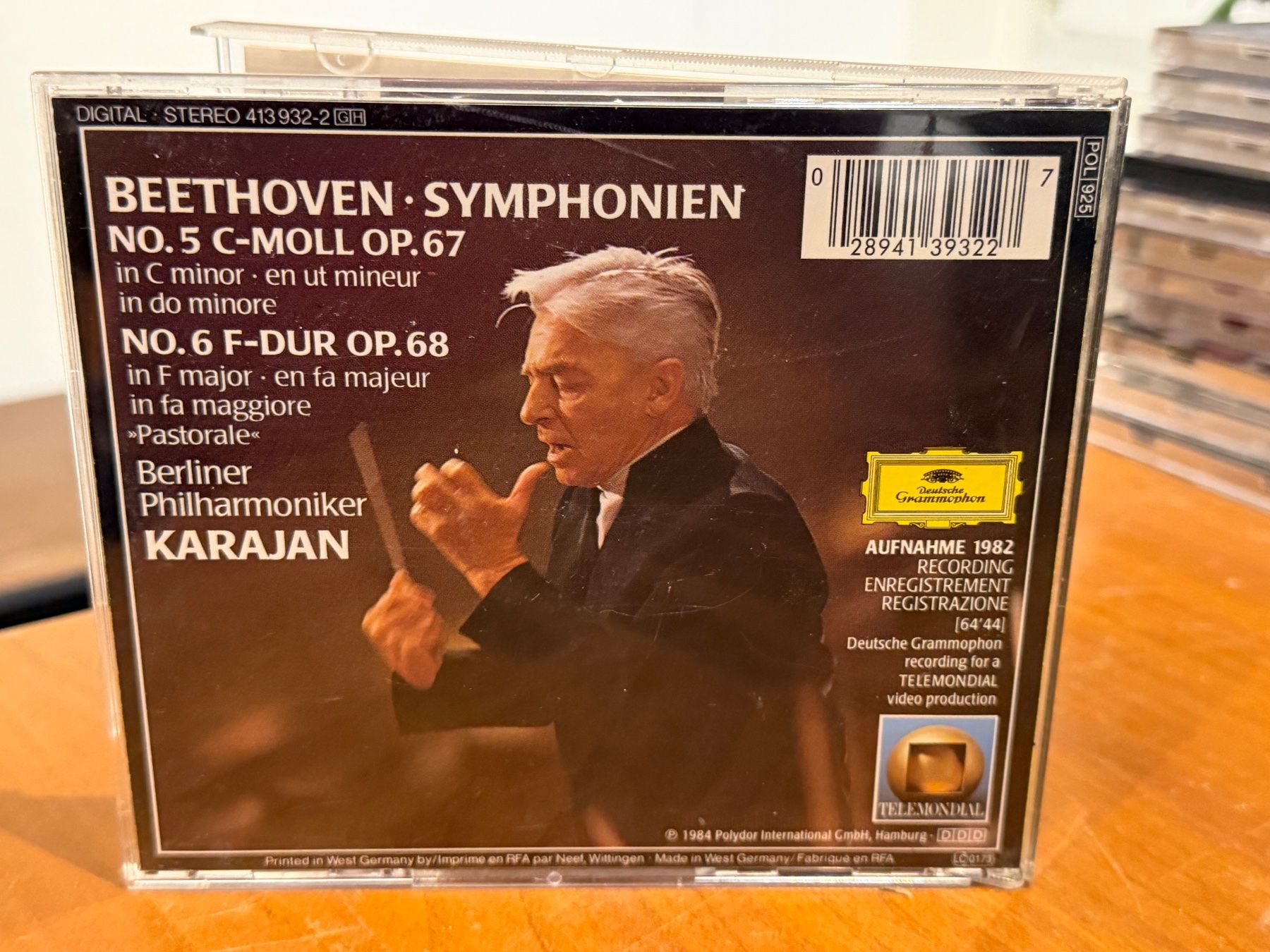 CD: Karajan, Beethoven - Symphony Nos. 5+6 - KA01B – Usato da Küsnacht ZH venduto da pdproject 1