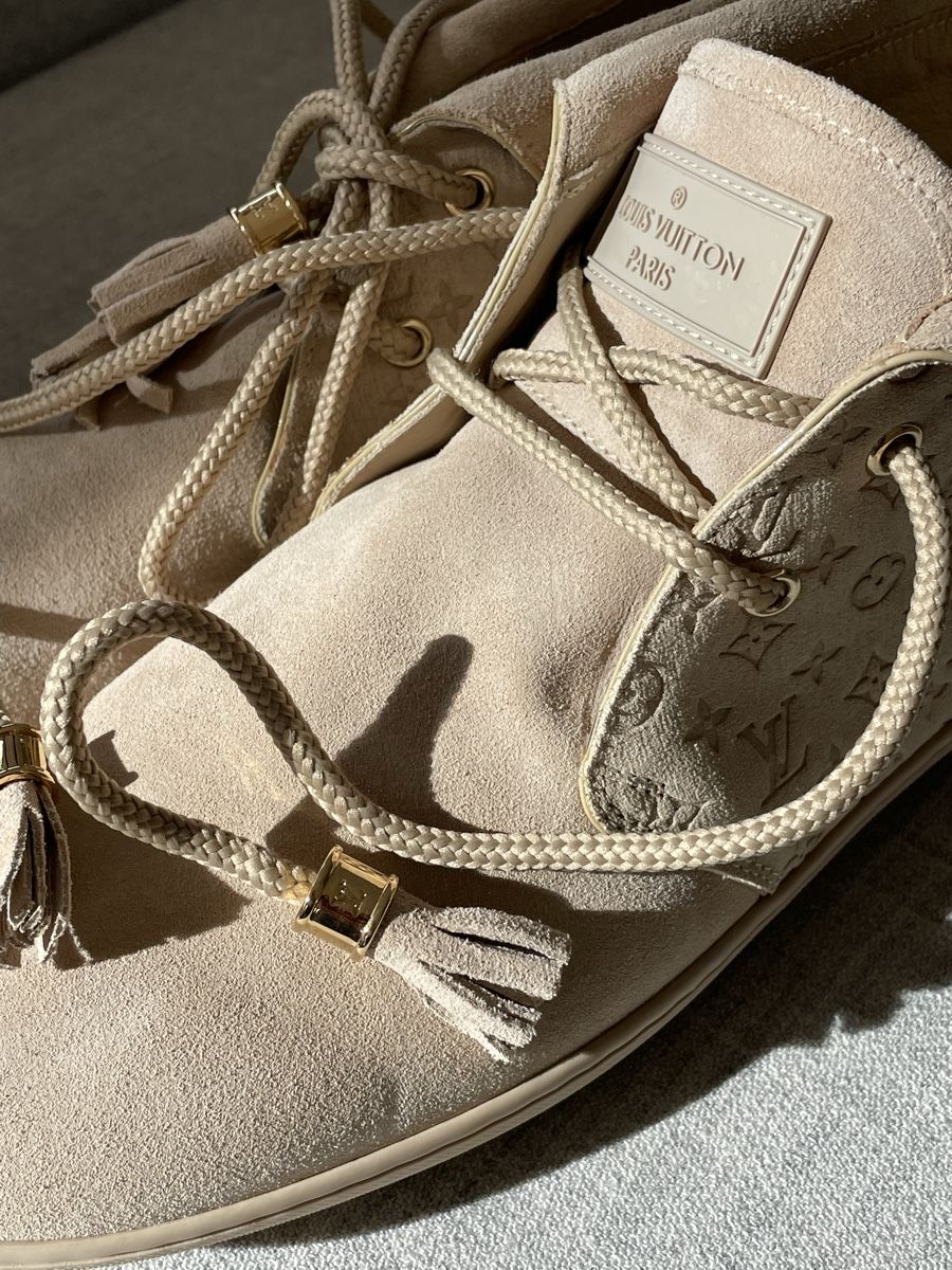 Louis Vuitton Scarpe da donna: Louis Vuitton suede sneaker size 38.5 – Nuovo e nell'imballaggio originale da Cologny venduto da fab_ez 3