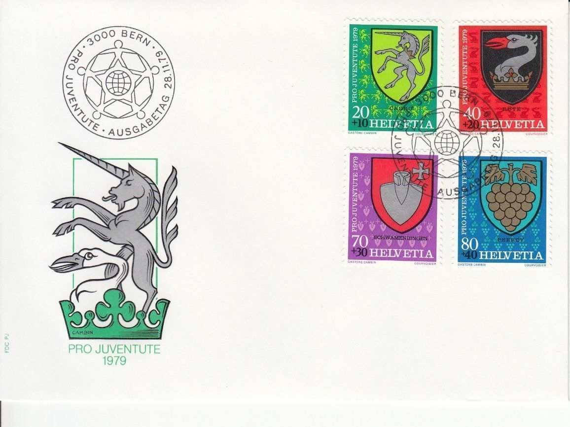 Tutti i francobolli: SBK PJ 1978 - 1981 FDC – Usato da Bürglen TG venduto da StampGraf 2