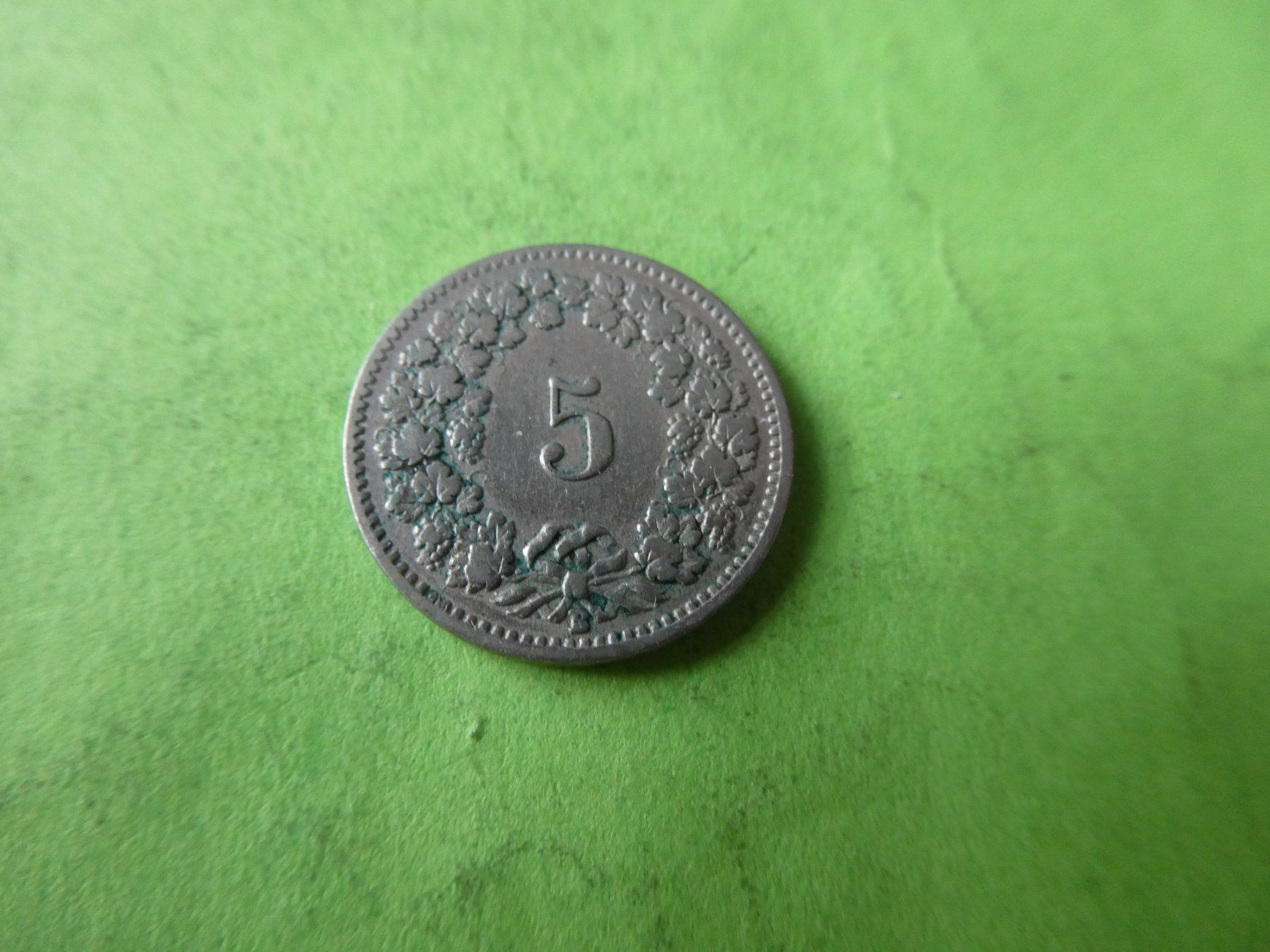 Toutes les monnaies: Schweiz 1910, 5 Rappen – D'occasion à Hinterforst par Rohusri 1