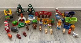 Grosses Playmobil 123-Set (2 Adventskalender / Radlader)